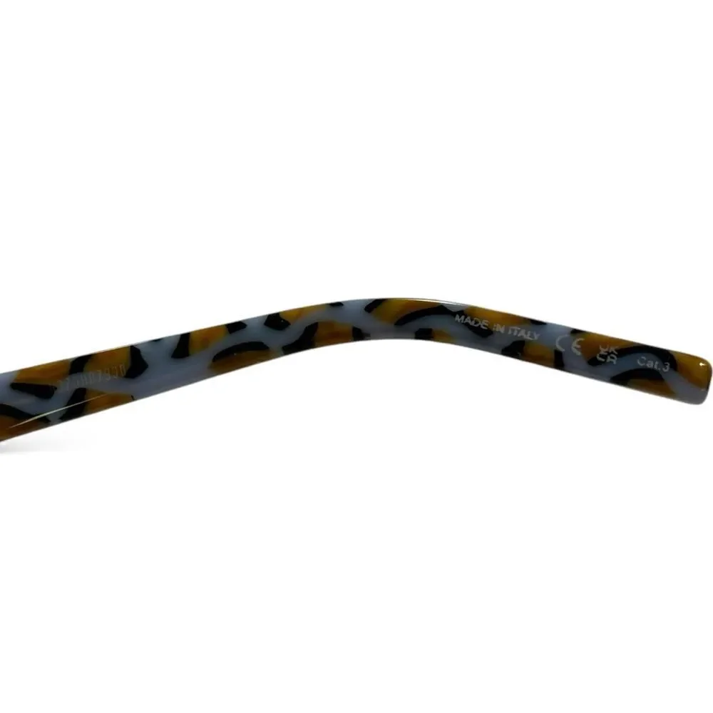 SAINT LAURENT  VIOLET/GREY Tortoise Shell Cat Eye Sunglasses